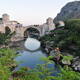 Old Bridge Area of the Old City of Mostar